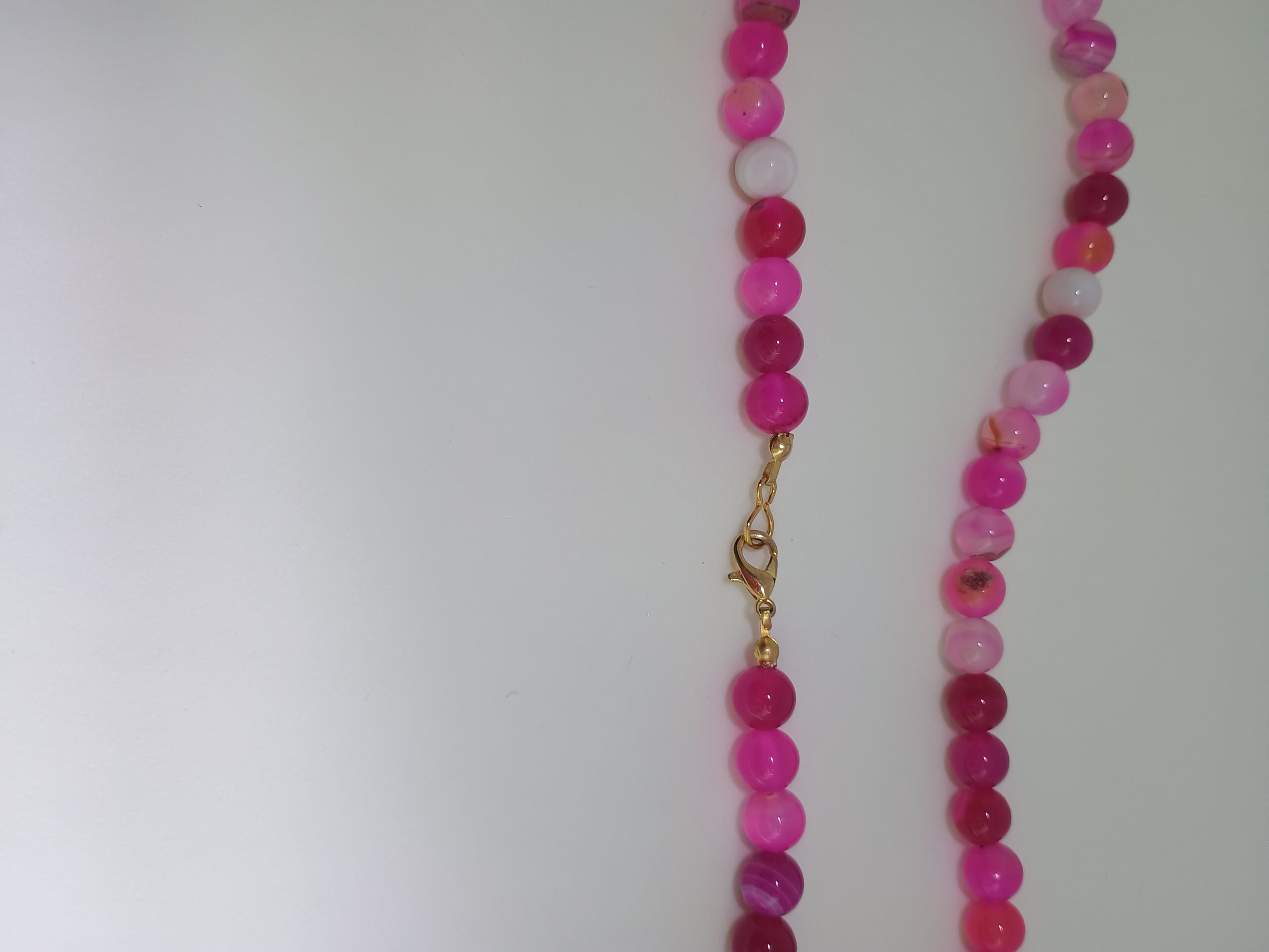 Colar de Ágata Rosa Tingida- Amor e Harmonia - Imagem 5